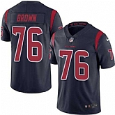 Nike Men & Women & Youth Texans 76 Duane Brown Navy Blue Color Rush Limited Jersey,baseball caps,new era cap wholesale,wholesale hats